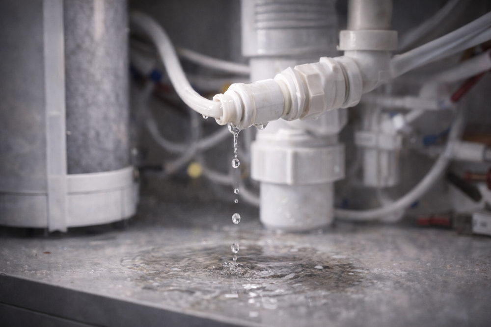 Su arıtma cihazı su kaçağı neden olur sorunu ve onarım işlemi